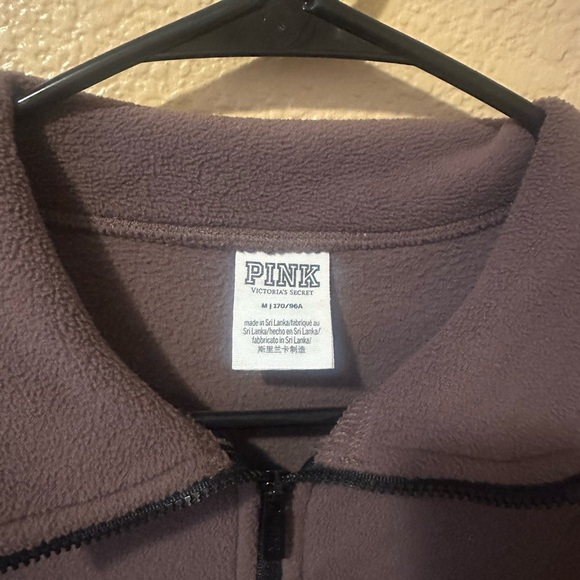 PINK Victoria's Secret Mauve Fleece Jacket - Picture 3 of 3